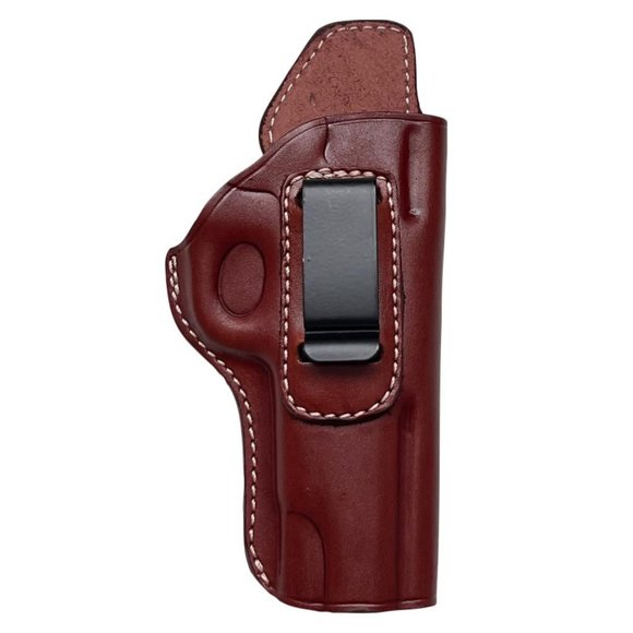 COLT 1911 4'' 4.25'' FM Hand Made Leather Holster Right Hand BL1 - Picture 4 of 8